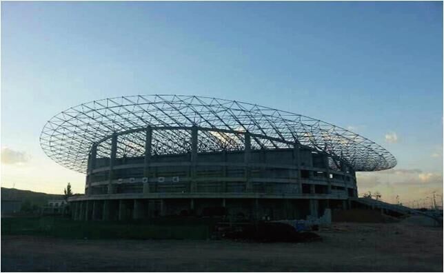 佳木斯大學綜合館網(wǎng)架鋼結構工程